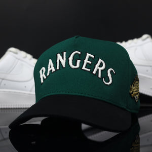 5 Panel Texas Rangers Arch Snapback Forest Black