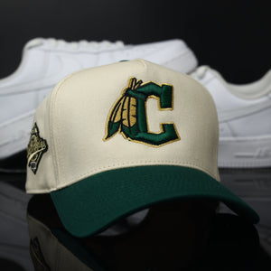 5 Panel Reimagined CLE Snapback Forest Cream