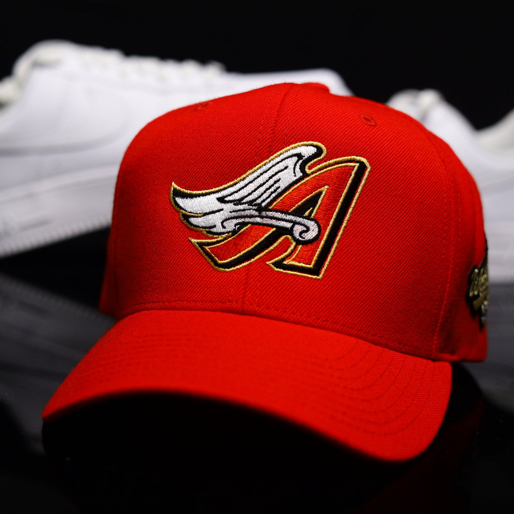 Mini Patch Angels 90s Snapback Red (Green UV)
