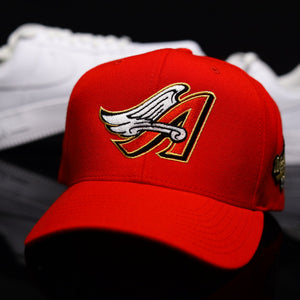 Mini Patch Angels 90s Snapback Red (Green UV)