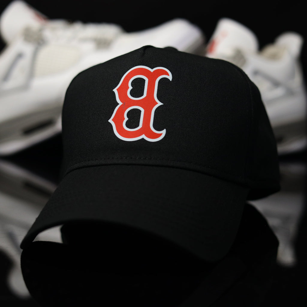Red Sox - Black Screen Print Snapback