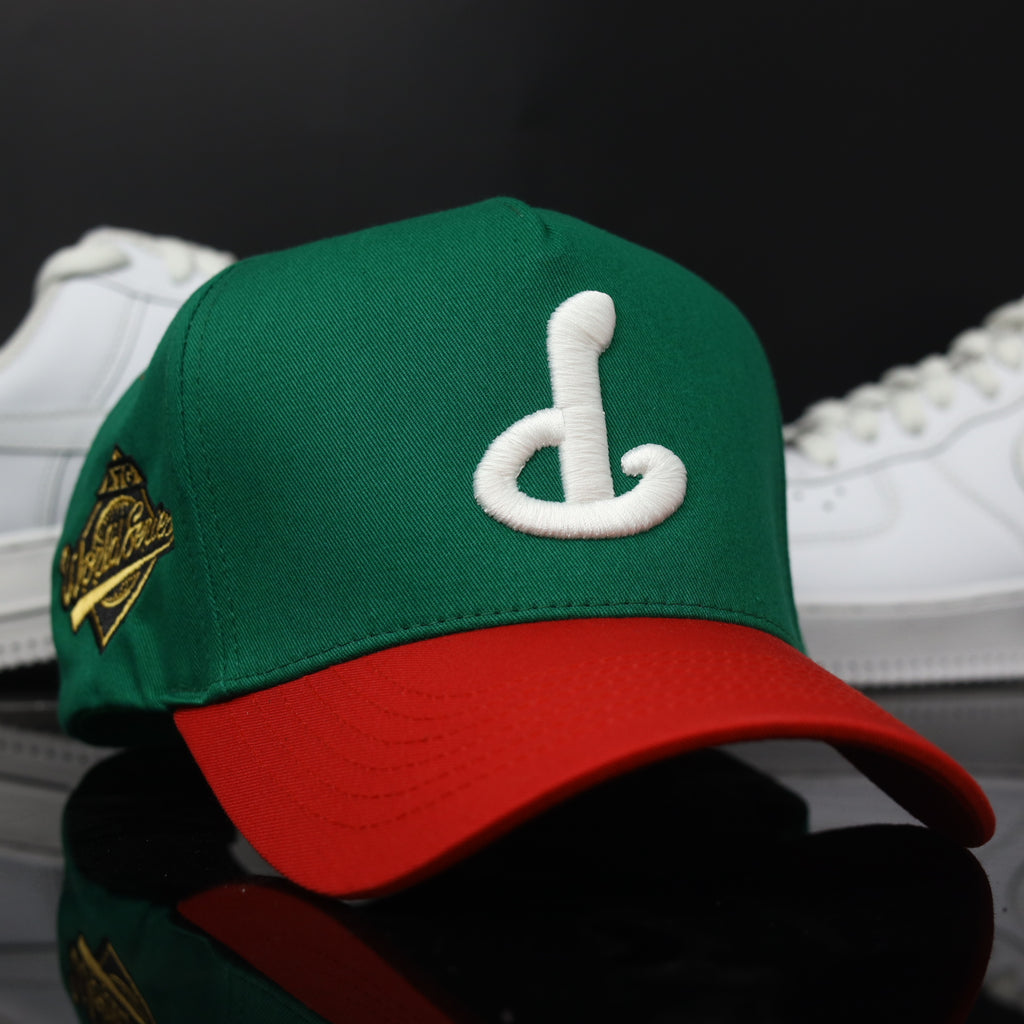 5 Panel Phillies Snapback Green Red