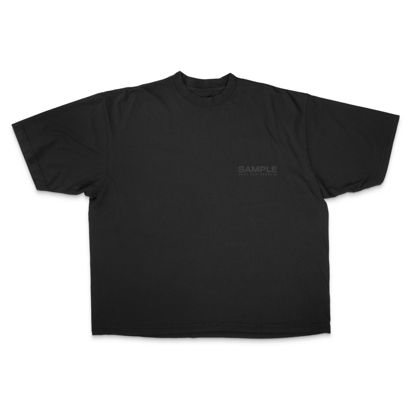 Black Out SAMPLE NFR Oversized Heavy Tee