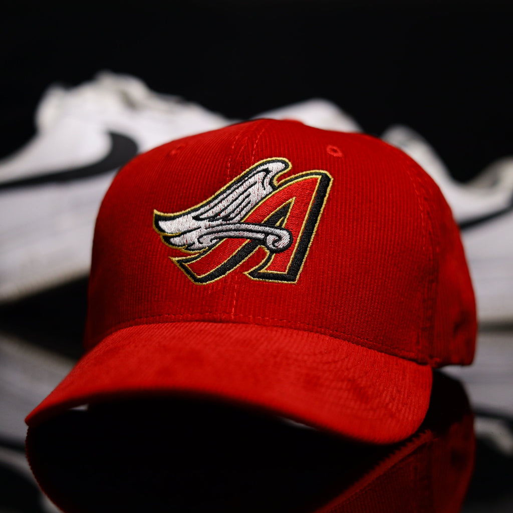 Mini Patch Angels 90s Snapback Red Corduroy