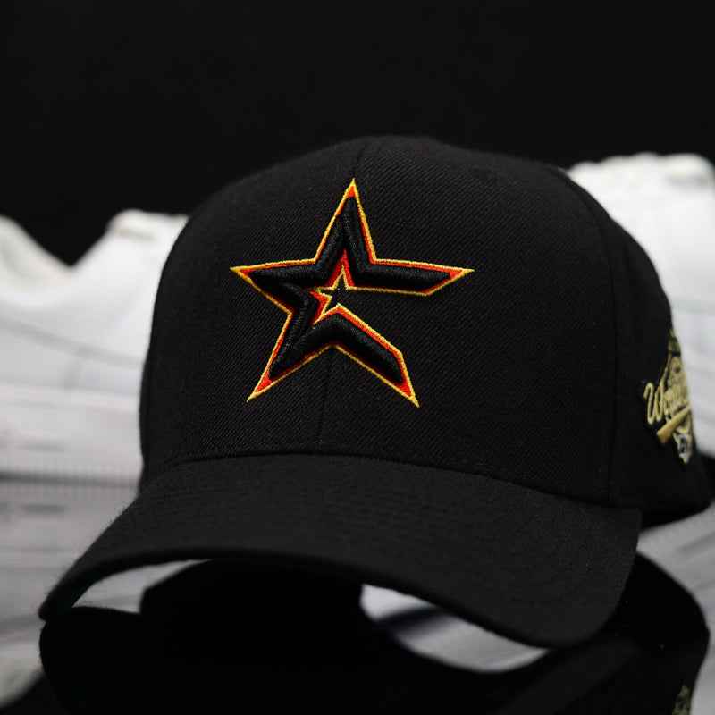 Astros Star Tri-Black Snapback
